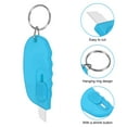 thumbnail image 4 of Unique Bargains Mini Portable Box Cutter, Package Opener Small Utility Office Letter Opener Light Blue 5Pack, 4 of 5
