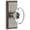Gray, variant on Grandeur 810943 Carre Solid Brass Rose Single Dummy Door Knob - Brass
