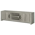thumbnail image 5 of Burke 2-door Engineered Wood 71-inch TV Stand Grey Driftwood, 5 of 10