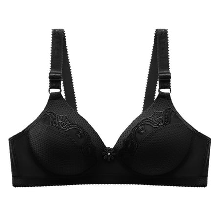 

Ladies Bras Elegant Soft Large Cup Szie Solid Color No Steel Ring Gathered Anti Light Underwear Dailywear Comfortable Sports Bras