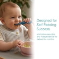 thumbnail image 2 of Sperric Baby Spoons Self Feeding Spoons - 6+ Months, Infant Spoons First Stage, Baby Led Weaning BPA Free Teething Spoons, Blue, 2 of 7