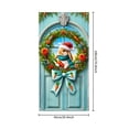 thumbnail image 3 of YWIYIUD 1PC Happy Easter Door Cover Easter Decorations, 71x35 Inch Easter Rabbit Eggs Door Banner Welcome Easter Banner Spring Theme Rabbit Door for Front Door Wall Indoor Outdoor Home Decor, 3 of 7