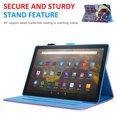 thumbnail image 4 of All-New Fire HD 8&HD 8 Plus Case (10th Generation, 2020 Release), Folio Stand Premium Leather Magnetic Wallet Cover with Smart Auto Wake/Sleep & Pencil Holder, Moon Girl, 4 of 6