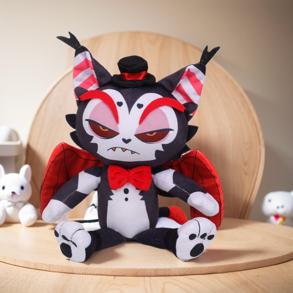 MAKMAN Helluva Boss – Peluche De Hotel Hazbin, Hell Inn Alastor De Peluche Con Linda Figura De Alastor Regalo Para Ninos Y Fanaticos De Los Juegos MAKMAN Helluva Boss – Peluche De Hotel Hazbin, Hell Inn Alastor De Peluche Con Linda Figura De Alastor Regalo Para Ninos Y Fanaticos De Los Juegos