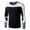 Black, variant on Men Crewneck Sweatshirts Knitted Tshirt Long Sleeve Shirts for Men Casual Slim Fit Soft Comfy Basic Shirts Lightweight Pullover Workout Shirt Tops