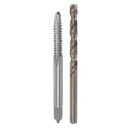 thumbnail image 1 of Uxcell M6 x 1.5 H2 Straight Flute Thread Tap 4.5mm Drill Bit Set High Speed Steel, 1 of 6