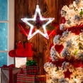 thumbnail image 2 of CIMAXIC Christmas Lights 10 LED Hanging Window Light with Suction Cup Battery Operated Window Hanging Decor for Indoor Lighting Xmas Party Decoration, 2 of 5