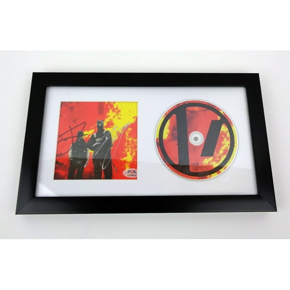 Twenty One Pilots 21 Pilots Signed Autograph Clancy CD Framed PSA/DNA COA A