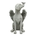 thumbnail image 2 of Estatua de Perro con ángel Yuyangstore resina hogar jardín, 2 of 7