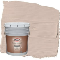 Glidden Fundamentals Wild Rice / Orange Flat Exterior Paint, 5 Gallon