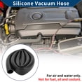 thumbnail image 2 of Unique Bargains Silicone Vacuum Tubing Hose Automotive Vacuum Line High Temperature 6.6Ft 1" 25mm ID 3mm Thickness 1 Pc Black 130PSI Max Pressure, 2 of 7
