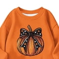 thumbnail image 3 of XUNKUSGA Halloween Sweatshirts for Girls Boys Casual Crewneck Long Sleeve Cute Printed Pullover Tops Soft Fleece Oversized Sweatshirts for Girls 1-13 Years 8-9 Years, 3 of 4