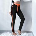 thumbnail image 2 of FRSASU Women's Joggers Elastic High Waist Yoga Sweatpants Drawstring Slim Fit Casual Workout Pants Orange, 2 of 7