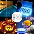 thumbnail image 4 of facefd Submersible LED Pool Light with RF Remote Control Waterproof Underwater Lights for Pond Party Garden No.5, 4 of 5