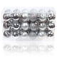 thumbnail image 1 of Ounissouiy 30 piezas de bolas de Navidad adornos inastillables decoraciones para árboles de Navidad juego de bolas colgantes para decoración de fiesta de Kits de decoración para fiestas plata, 1 of 6