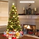 thumbnail image 3 of Árbol de Navidad Artificial Costway 180cm Con luces de estrella Blancas Cálidas, 3 of 9