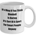 thumbnail image 2 of Classic Coffee Mug: It’s Okay If You Think Qianball Is Boring. - Great Present For Your Friends And Colleagues! - White 11oz, 2 of 2