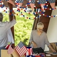 thumbnail image 2 of NIUREDLTD Home Essentials Pompom Garland 2Pack Red White Blue Garlands 24 Patriotic Garland Fourth of July Garland for Nautical Theme Birthday Bab Home Textiles （Blue）, 2 of 6