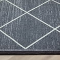 thumbnail image 6 of Well Woven Kings Court Modern Geometric Lattice Trellis Woven Runner Rug, 1' 8" x 5', 6 of 6