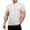 White, variant on Mens V-Neck Textured Modern Slim Fit Notch T-Shirt Short Sleeve Tee for Contemporary Breathable Casual Fashion Top