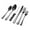 🔥 Black_Hot#5895, variant on Stainless Steel Cutlery Set 6-Piece | Steak Knife, Dinner Spoon, Fork | Multicolor, Silver, Rose, Black | Modern Flatware, Durable, Rust-Resistant | Elegant Dining Utensils for Home, Restaurant