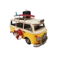 thumbnail image 1 of Yellow VW Bus With Board And Luggage Metal Model, 1 of 1