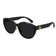 thumbnail image 7 of GUCCI GG0814SK 001 Black Shiny Grey Cat Eye 56 mm Women's Sunglasses, 7 of 7