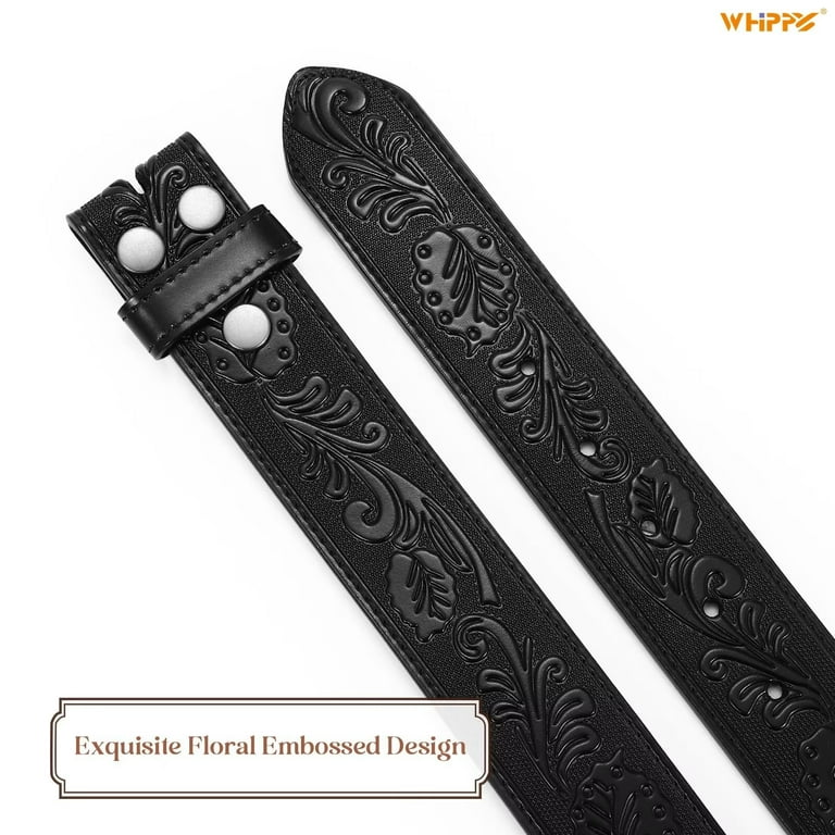 WHIPPY Western Belts for Men Women without Buckle Cowboy  display picture 1