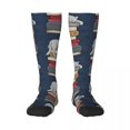 thumbnail image 2 of Cómo relajarse como un gato Otoño Invierno Colorido Mujeres Hombres Mujeres Calcetines Medias de baloncesto transpirables, 2 of 5