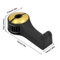 thumbnail image 4 of Kenally Gancho para reposacabezas de coche 2 en 1 con soporte para teléfono, gancho Universal para colgar en el respaldo del asiento, bolsa con Clip Ventana automotriz Oro Kenally VI001304-01, 4 of 6