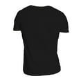 thumbnail image 2 of Manyakai Men's Deep V-Neck Shirts Short Sleeves Low Cut T-Shirt Stretch Basic Cotton Top Tees Black XXL, 2 of 3