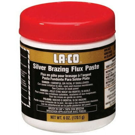 Silver Brazing Flux Paste, Jar, 2 Oz.