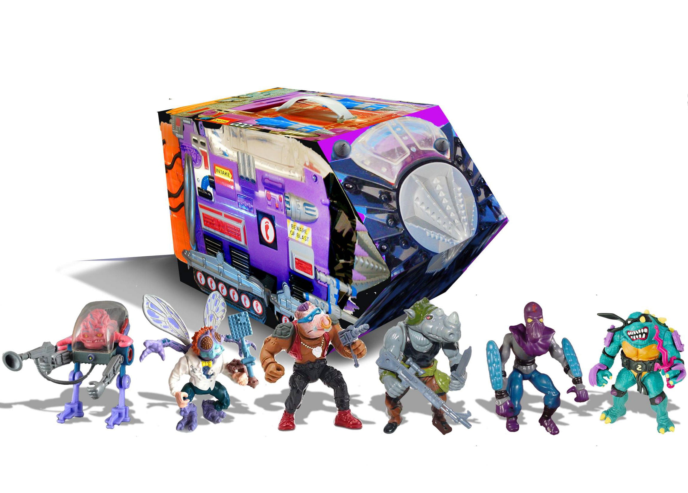 Playmates TMNT Retro Action Figure Set for sale online 