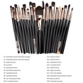 thumbnail image 6 of 20Pcs Makeup Brushes Set Eyeshadow Eyeliner Eyelash Foundation Powder Lip Eye Make Up Brush Cosmetic Beauty Tool Kit, 6 of 7