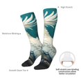 thumbnail image 4 of Honeii Tropical Parrot Floral Artwork Print Long Socks,Novelty Design Socks Gift for Men and Women,Crew Socks,Calf Socks, 4 of 6