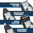 thumbnail image 4 of Wahl Lithium Ion All-in-One Beard Trimmer for Men - Black/ Silver Model 9888-600, 4 of 11