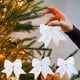 thumbnail image 1 of HWRETIE Colgante Decorativo De Lazo Grande - Decoración Colgante De Árbol De Navidad De Algodón Perlado Para Fiestas, 1 of 9