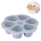 thumbnail image 4 of Moldes de PP para paletas heladas, caja de hielo, caja de hielo, molde para helados, refrigerador doméstico para hacer paletas congeladas, molde para cubitos de hielo, recipiente con tapa, 6 porciones fáciles de sacar, uso como bandeja de congelador y escalfador de huevos., 4 of 6