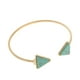 thumbnail image 4 of Moda mujer retro vintage verde turquesa oro brazalete Hugo Pulsera para el brazo, 4 of 5