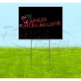 thumbnail image 1 of Jesus Is The Reason (18" x 24") Yard Sign, Includes Metal Step Stake, 1 of 6