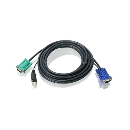 UPC: 0881317503213 | IOGEAR USB KVM Cable 16 Ft – G2L5205U