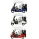 thumbnail image 3 of Modelo de carrito de golf de metal fundido a presión: vehículo de juguete a escala 20 (blanco, rojo, azul) , 3 EN 1, como se describe, 3 of 9
