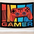 thumbnail image 1 of Tapestry Gamer Room Aesthetic para colgar en la pared, 150 x 100 cm, poliéster, 1 of 1