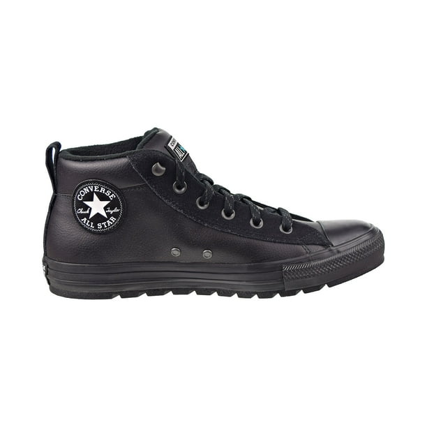 converse all star black and white leather