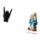 thumbnail image 5 of Estatua del gesto de la roca,Estatuas y figuras de dedos con gestos de música rock,Esculturas de resina con estantes modernos y creativos,Letrero de mesa,Decoración de escritorio acrílica, 5 of 8
