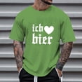 thumbnail image 6 of Razzly Men's Graphic T Shirt Funny Print Short Sleeve Casual Tee Comfortable Summer Top for Daily Wear Lightweight Breathable Blend(Green,3XL), 6 of 6