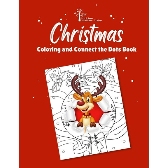 Hidden Hollow Tales Christmas Coloring and Connect the Dots Book, (Paperback)