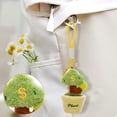 thumbnail image 5 of Keychains for Keys Women - 4.7 Inch Cute Green Plant Potted Desktop Decor with Plush Doll Keychain - Keychains for Backpacks - Artificial for Home Desk Shelf Decoration Holiday Birthday Gifts D, 1Pcs, 5 of 5