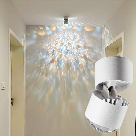 JGJJUGN Dynamic Water Wave Spotlights LED Ceiling Lights Energy Efficient Decorative Lighting for Home Living Room Bedroom Nail Salon