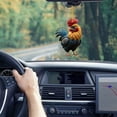 thumbnail image 6 of 3 Pcs Cute Rooster Ornament under $5! Xqxayjr Cute Rooster Car Pendant,Christmas Tree Ornament Hanging Decor,Animal Themed Holiday Decoration,Multi-Purpose Home Decor,Gift for Christmas Birthday,, 6 of 7